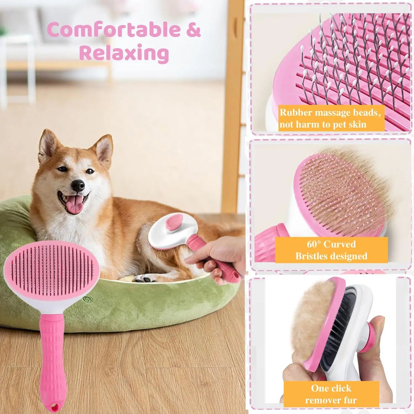HappyPawLand - Pet Bathing Brush