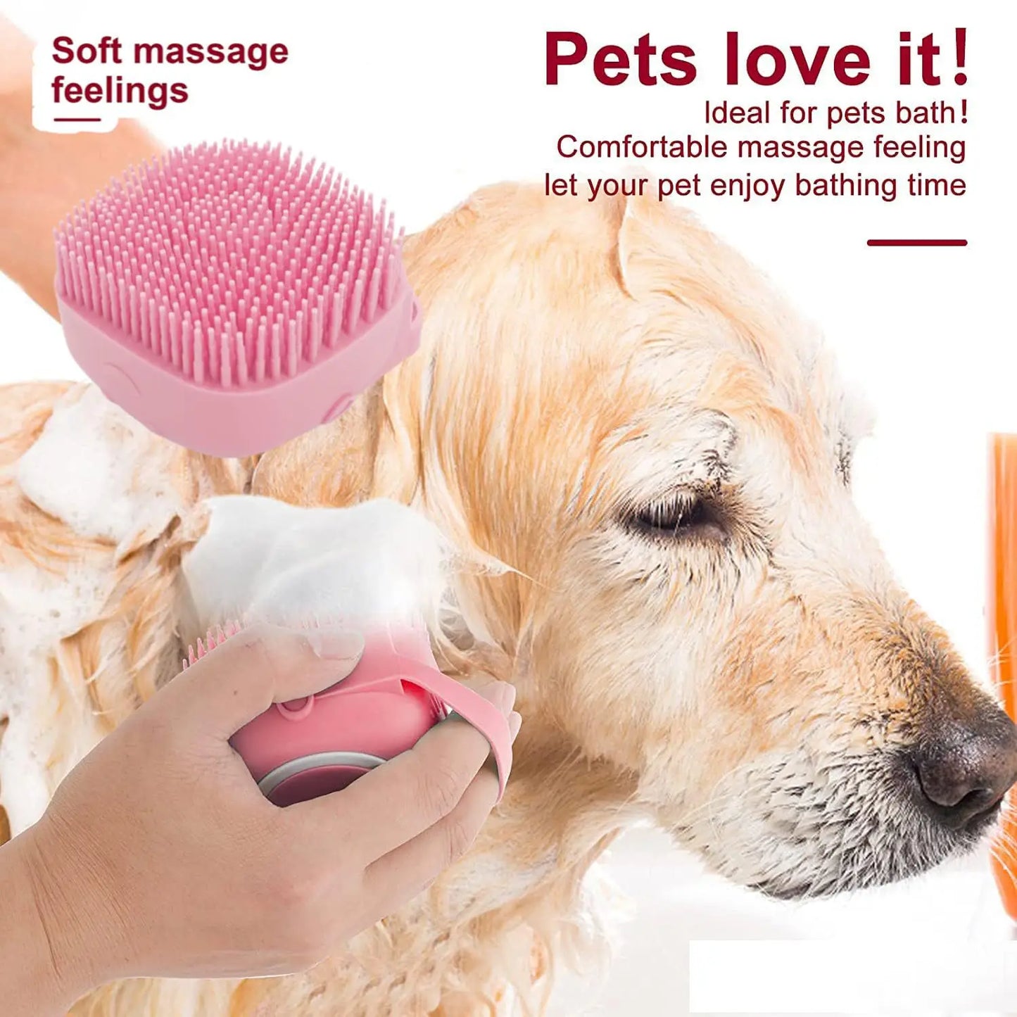 HappyPawLand - Pet Bathing Brush