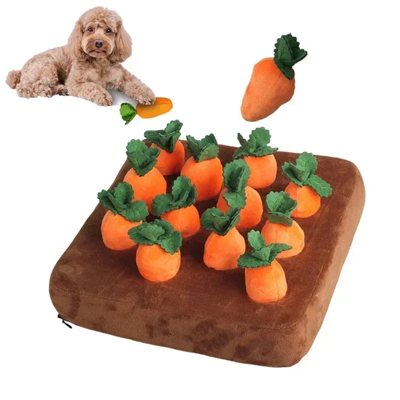 HappyPawLand - Carrot Snuffle Mat for Dogs and Cats