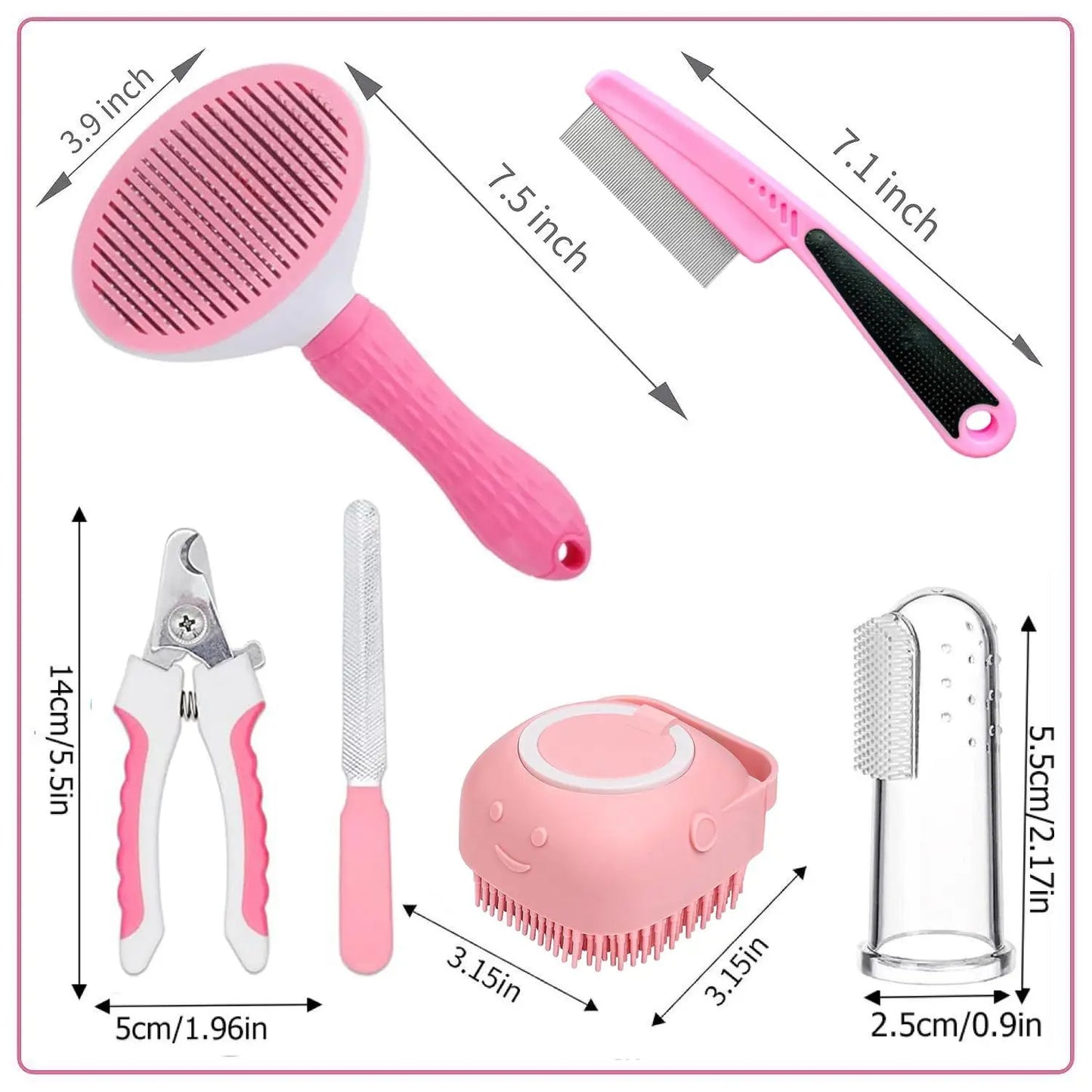 HappyPawLand - Pet Bathing Brush